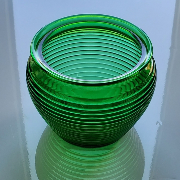 1950s 4 1/4" National Potteries Glass Division Cleveland OH Jar - Picture 4 of 7